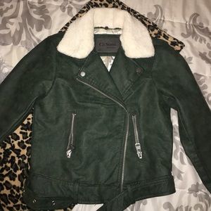 Vegan leather jacket